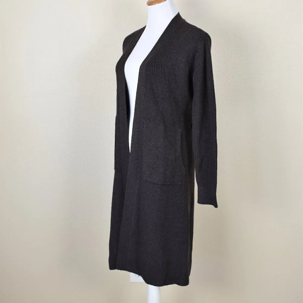 Athleta Scenic Wrap Cardigan Sweater Brown - XS - Picture 2 of 10